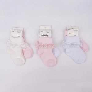 NessiWorld Akel 2li Aks. Bebek Soket Çorap K44023 (ADET FİYATIDIR)