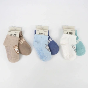 NessiWorld Aristo 2 Li Abs Erkek Bebek Patik Çorap K20406 (ADET FİYATIDIR)