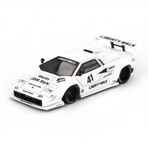 1/64 Lamborghini Countach LB-WORKS White 2024 Tokyo Auto Salon - Blister Paket