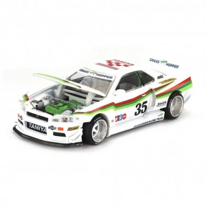 NessiWorld GT 1/64 Nissan Skyline GT-R (R34) TAMIYA x KAIDO HOUSE The GRASSHOPPER V1