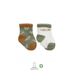 NessiWorld Love Dog Penye Soket Çorap 2Li BS10118 Nil (ADET FİYATIDIR)