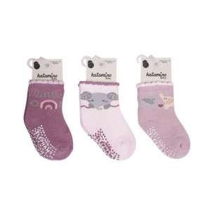 NessiWorld Mirselin Absli Havlu Kız Bebek Soket Çorap K45892 (ADET FİYATIDIR)