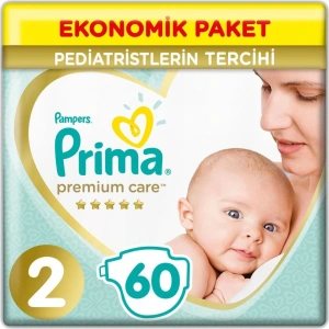 NessiWorld Premium Care Bebek Bezi Ekonomik Paket 2 Beden 60 Adet