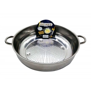 No-3 - 30cm Basık Süzek Metal Süzgeç (5148)