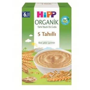 Organik 5 Tahıllı Tahıl Bazlı Kaşık Maması 200 Gr