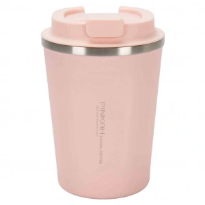 Pınkah Paslanmaz Çelik Kahve Termos Bardağı 380 ml