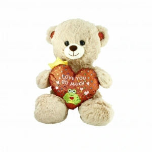 PJH2323 Peluş Kalpli Ayı Love You 30 cm