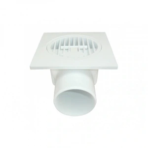 Timion Plastik Yer Süzgeci 10X10 Cm 50 Mm Yandan Çıkış