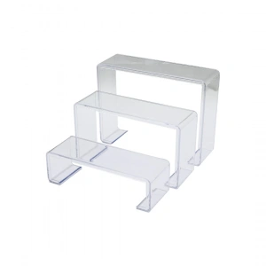 POŞETLİ 3 BOY MERDİVEN TEŞHİR AYAK YÜKSEKLİK: 6-11.5-16.5CM DERiNLİK: 6.5CM EN: 19.5-20.5-21.5CM (5148)