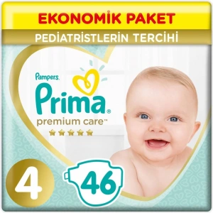 Premium Care Bebek Bezi Ekonomik Paket 4 Beden 46 Adet