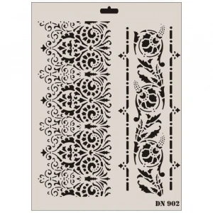 Timion Rich Dantel Seri Dn902 Stencil 35X25 Cm