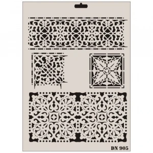 Timion Rich Dantel Seri Dn905 Stencil 35X25 Cm