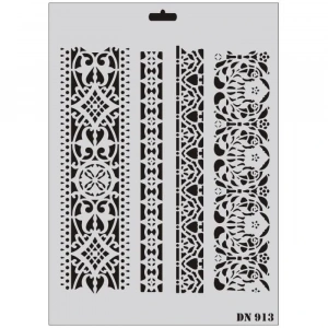 Timion Rich Dantel Seri Dn913 Stencil 35X25 Cm