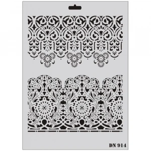 Timion Rich Dantel Seri Dn914 Stencil 35X25 Cm