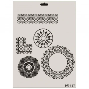 Timion Rich Dantel Seri Dn917 Stencil 35X25 Cm