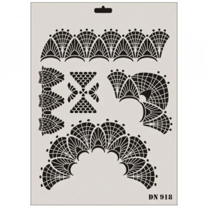 Timion Rich Dantel Seri Dn918 Stencil 35X25 Cm