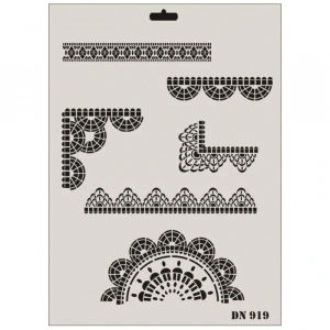 Timion Rich Dantel Seri Dn919 Stencil 35X25 Cm