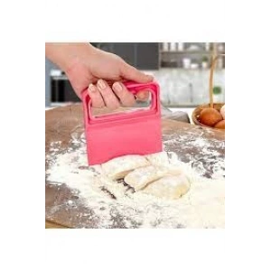 Saplı Hamur Kesici - Kazıyıcı Plastik Spatula (5148)