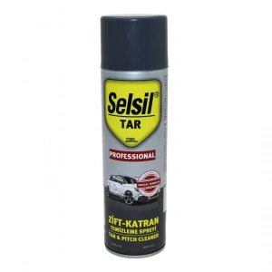 SELSİL TAR ZİFT - KATRAN TEMİZLEME SPREY 500ML KİR - YAĞ (5148)