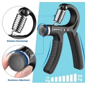 Sertlik Ayarlı El Yayı Ayarlanabilir Bilek Kas Güçlendirme Aleti 10-60 Kg