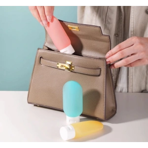 Timion Seyahat Tipi Doldurulabilir Krem Şampuan Kutusu 3 Lü Set (5148)