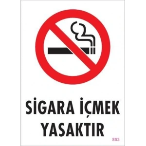 Timion Sigara İçmek Yasaktır Uyarı Levhası 25X35 Kod:853