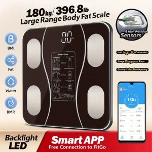 Siyah Akıllı Dijital Baskül Fs-550 (5148)