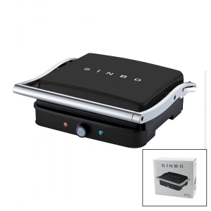 Siyah Izgara Ve Tost Makinesi Ayarlanabilir Isı 180 Derece Açılabilir Üst Gövde Ssm-2571 (5148)