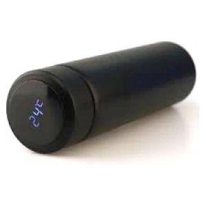 Siyah Led Dereceli Çelik Termos 500ml (5148)