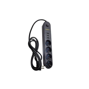 Termal Akım Korumalı Grup Priz Ve 3’lü Usb Şarj Aleti (5148)