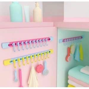Timion 10 Kancalı Raylı Mutfak Ve Banyo Düzenleyici Askı 30 Cm (5148)