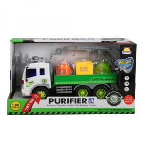 Timion 13078 SUN-YFN 1:16 GERİ DÖNÜŞÜM KAMYONLARI  IŞIKLI