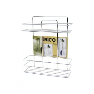 Timion 2 KATLI - DİKDÖRTGEN   KROM   METAL  BANYO KÖŞELİK - DUŞKABİN RAF - ŞAMPUANLIK (5148)