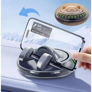 Timion 360° Dönebilen Yapışkanlı Numaratörlü Araç Telefon Tutucu