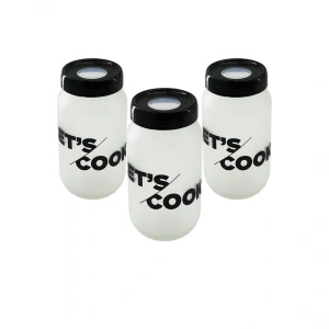 Timion 3pcs 100cc Flu Saklama Kabı - Cam Kavanoz Set (5148)