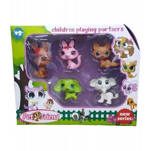 Timion 5 Lİ SEVİMLİ KUTULU HAYVANLAR