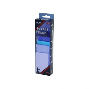 Timion 5pcs Silikon - Esnek Plates Bantı Renkli Direnç = 10-15-20-30-40 Seviye (5148)