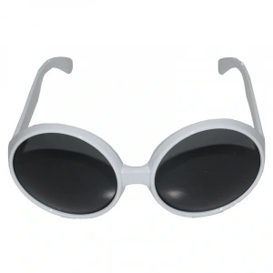 Timion 80 li Yıllar Beyaz Renk Nostalji Yeşilçam Parti Gözlüğü (5148)