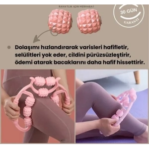 Timion 9 Tekerlekli Yoga Fitness Silindiri (Roller) (5148)