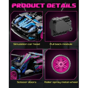 Timion 9055-6  TOYSE TOYS BRİCKS SPEED MAVİ CYBER-EKN