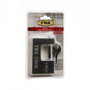 Timion 90MM GRİ KAYAR MİLLİ ASMA KİLİT (5148)