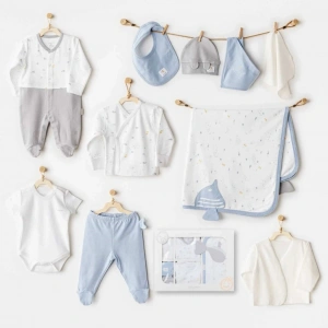 Timion AC25601 Ocean İs My Happy Place 10 Parça Hastane Çıkışı White