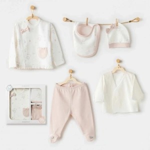 Timion AC25950 Ballerina 5 Parça Hastane Çıkışı Ekru