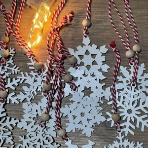 Timion Ahşap Yılbaşı Ağaç Süsü-BY15 (5148)