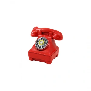 Timion Ankesörlü Telefon Vintage Dekoratif Biblo 12x7.5cm Reçine (5148)