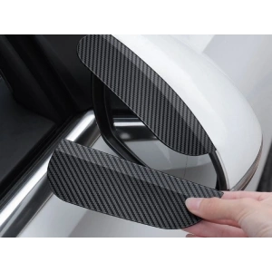 Timion Araba Ayna Yağmur Koruyucu Siper Karbon Desenli