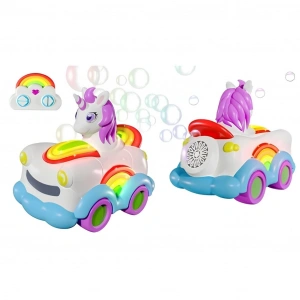 Timion Baloncuk Çıkartan Uzaktan Kumandalı Unicorn Araba 3.7V.USB
