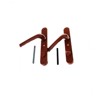 Timion BANYO-WC - KİLİTLİ KAHVE RENGİ PVC KAPI KOLU (5148)