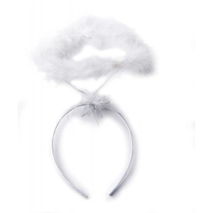 Timion Beyaz Otrişli Tüylü Esnek Yapı Melek Haresi Melek Tacı (5148)