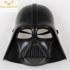 Timion Çocuk Boy Yıldız Savaşları Darth Vader Maskesi ve 90 cm Pelerin Seti Siyah